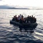Yunan'ın Türk kara sularına ittiği 33 göçmen kurtarıldı