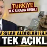 Aliyev silah aldıkları ülkeleri açıkladı! Türkiye ilk sırada değil...