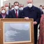 Cumhurbaşkanı Erdoğan'a anlamlı hediye! Çizdiği rota...