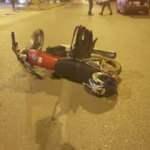 Otomobille çarpışan motosikletli öldü