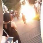 D&uuml;ğ&uuml;nde patlatılan havai fişek gen&ccedil; kadının kabusu oldu