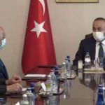 Bakan Çavuşoğlu, ABD'nin Afganistan Özel Temsilcisi Halilzad'ı kabul etti
