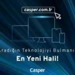Casper web sitesini kullanıcı dostu hale getirdi