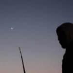 G&ouml;ky&uuml;z&uuml;nde ay ile yıldız yan yana geldi