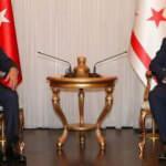 KKTC Cumhurbaşkanı Tatar Dışişleri Bakanı Çavuşoğlu'nu kabul etti