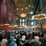 Ayasofya'daki dev iskele 7 yıl sonra kaldırıldı