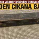 Yıllardır saklanan kutuyu a&ccedil;tı! Şaşkın d&ouml;nd&uuml;
