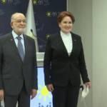 Saadet Partisi'nden İYİ Parti'ye ters köşe! Akşener, Karamollaoğlu'nun sözünü kesti