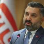 RTÜK Başkanı Şahin'den "Dünya Televizyon Günü" mesajı