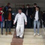 Vaka almaya giden ambulans şoförünü yolda darp ettiler