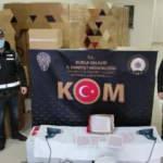 Bursa'da 5,5 milyon boş makaron ele geçirildi