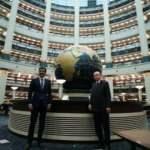 Cumhurbaşkanı Erdoğan, Katar Emiri Al Sani ile Millet Kütüphanesi'ni gezdi