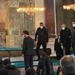 Cumhurbaşkanı Erdoğan Cuma namazı için Ayasofya'da