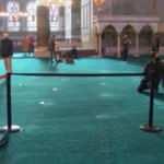 Ayasofya'da halı ve avizelerde son adım