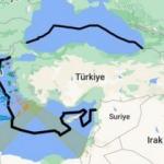 Mavi Vatan haritası Google'da yayınlandı