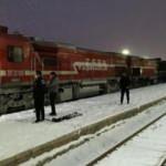 İstanbul'dan t&ouml;renle uğurlanmıştı: İlk ihracat treni Hazar'a a&ccedil;ılıyor