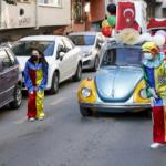 Esenler Belediyesi vosvoslu palyaçolar ile çocuklara umut oldu!