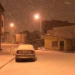 Bayburt’ta kar yağışı kenti beyaza bürüdü