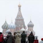 Moskava beyaz örtüye büründü