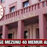 Adalet Bakanlığı KPSS 70 puan ile memur alımı yapacak! Başvuru şartları neler?