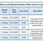 AÖL sınav uygulama takvimi: MEB Açık Öğretim Lisesi yurt dışı online sınavları başladı! 