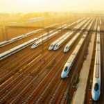 Beijing ile “Geleceğin Kenti” arasındaki hızlı tren çalışmaya başladı