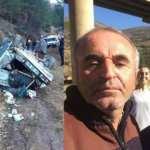 Feci kaza: Otomobil uçuruma devrildi