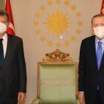 Cumhurbaşkanı Erdoğan, TÜSİAD Yönetim Kurulu Başkanı Simone Kaslowski'yi kabul etti