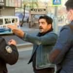 Maskesiz ve kimliksiz kişi polisle tartıştı