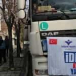 İnsan Vakfı İdlib'e yardım tırı gönderdi