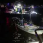 Kaçak avcılar denizde polise yakalandı