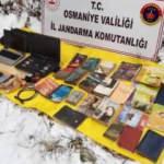 Osmaniye’de, PKK sığınağında patlayıcı ve örgütsel doküman ele geçti