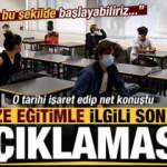 Yüz yüze eğitimle ilgili son dakika açıklaması! Ziya Selçuk tarih vermişti, sürpriz çıkış...