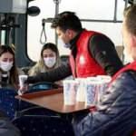 Aksaray Belediyesi'nden soğuk havada sıcak çorba