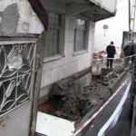  İstanbul'da kaldırım çöktü, bina boşaltıldı