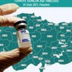 Türkiye'nin aşı haritasında son dakika! İşte il il son durum...