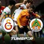 Galatasaray Alanyaspor maçı A Spor geniş özeti ve golleri! | GS kupaya veda etti