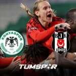 Konyaspor Beşiktaş ma&ccedil;ı A Spor geniş &ouml;zeti ve golleri |Siyah Beyazlılar yarı finalde!