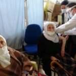 Ordu'da ikiz nineler koronavirüs aşısı oldu!