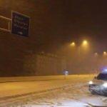 Elbistan-G&ouml;ksun kara yolu ulaşıma kapandı