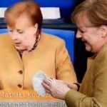 Merkel'in tatlı telaşı! Kürsüden indi, masasında göremeyince paniğe kapıldı