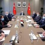 Cumhurbaşkanı Yardımcısı Oktay, KKTC Ekonomik Örgütler Platformu üyeleriyle bir araya geldi