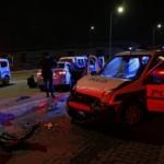 Kayseri'de "dur" ihtarına uymayan sürücü, otomobiliyle polis aracına çarpınca yakalandı