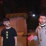 Kısıtlamayı delip kaza yapan gençlerden gazetecilere ilginç tepki