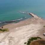 Deniz çekildi, antik liman ortaya çıktı