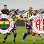 Fenerbahçe Antalyaspor maçı BeIN Sports geniş özeti ve golleri! Fenerbahçe 1 puana razı oldu!