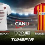 Hatayspor Kayserispor maçı canlı izle! | BeIN Sports Hatay Kayseri maçı canlı skor takip