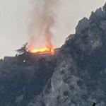 KKTC'de St. Hilarion Kalesi'nde çıkan yangın kontrol altına alındı
