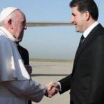Papa, Erbil'de IKBY Başkanı Neçirvan Barzani ile görüştü