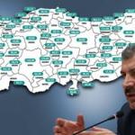 Son dakika… Sağlık Bakanı Koca il il haftalık vaka sayılarını açıkladı